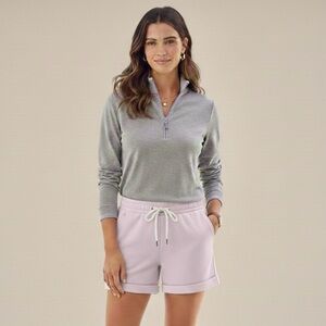 NWT Polo Golf Ralph Lauren Half Zip Sweater | Size: M | Grey w/ Lavender Accents